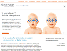 Tablet Screenshot of dicentia.se